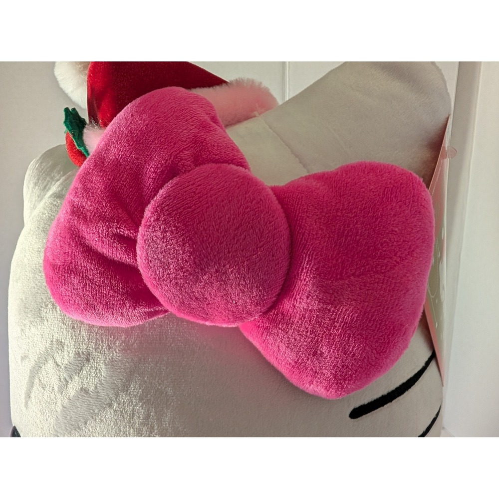 2025 Hello Kitty Pink Santa Gingerbread Christmas Greeter Plush 23.2" Viral NWT - Picture 13 of 13
